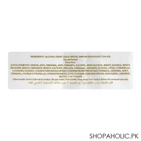 noeme paris divin part eau de parfum, fo men & women, 100ml image3
