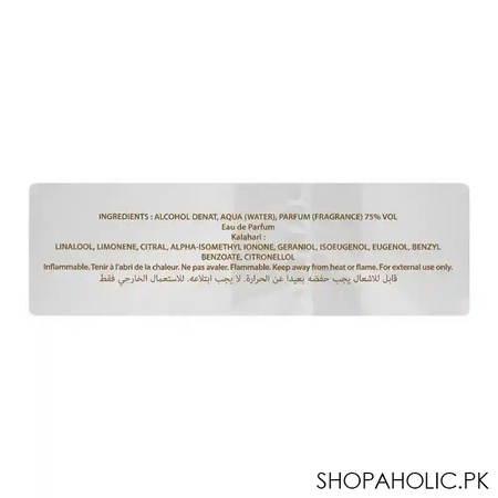 noeme paris kalahari eau de parfum, for men & women, 100ml image3