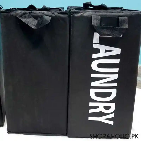 nonwoven fabric square laundry bag image3