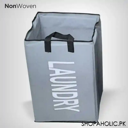 nonwoven fabric square laundry bag image4