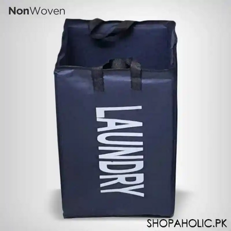 nonwoven fabric square laundry bag image5
