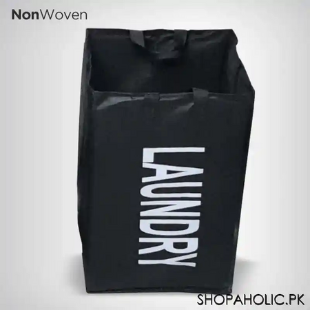 nonwoven fabric square laundry bag main image