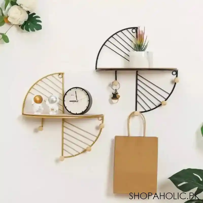 nordic iron art creative wall hanging rack image2