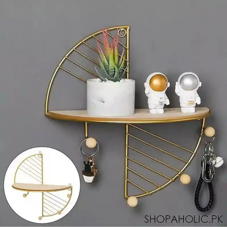 nordic iron art creative wall hanging rack image3