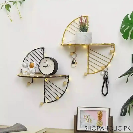 nordic iron art creative wall hanging rack image4
