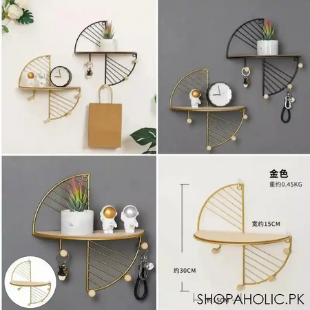 nordic iron art creative wall hanging rack image5