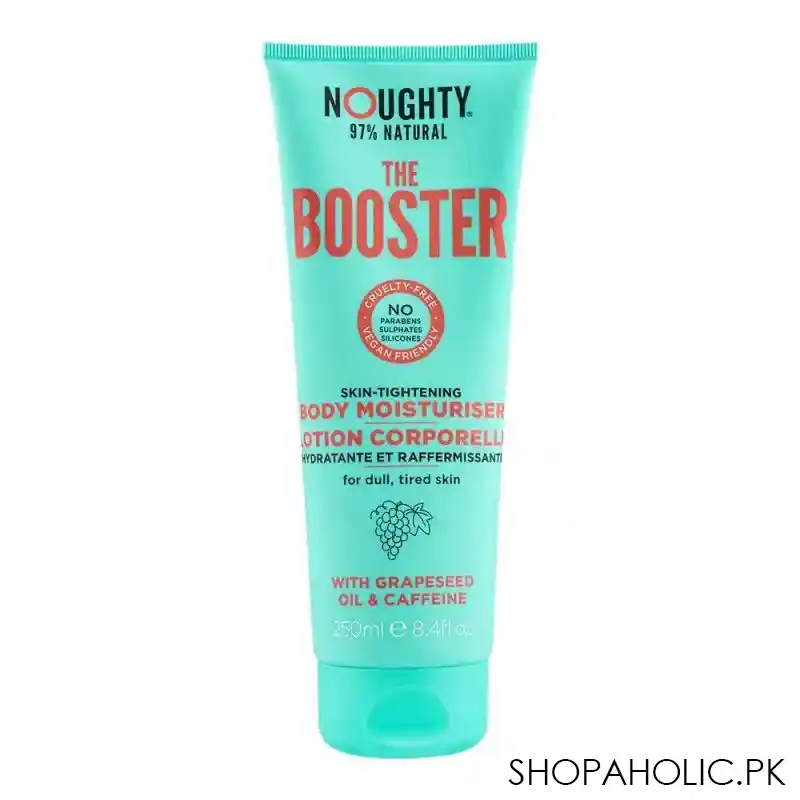noughty 97% natural the booster skin tightening body moisturiser, for dull, tired skin, 250ml main image