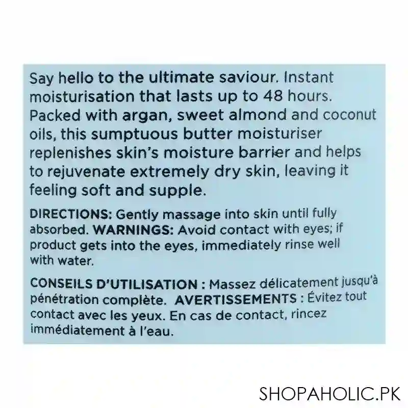 noughty 97% natural the savior 48 hour moisturisation body butter, for dry & extremely dry skin, 300ml image4