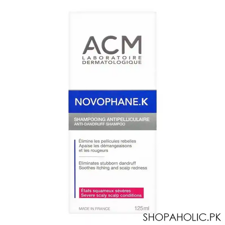 novophane .k anti dandruff shampoo, 125ml image2