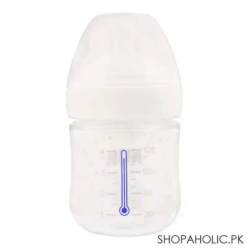 nuk nature sense glass feeding bottle, 120ml, 10747110 image2