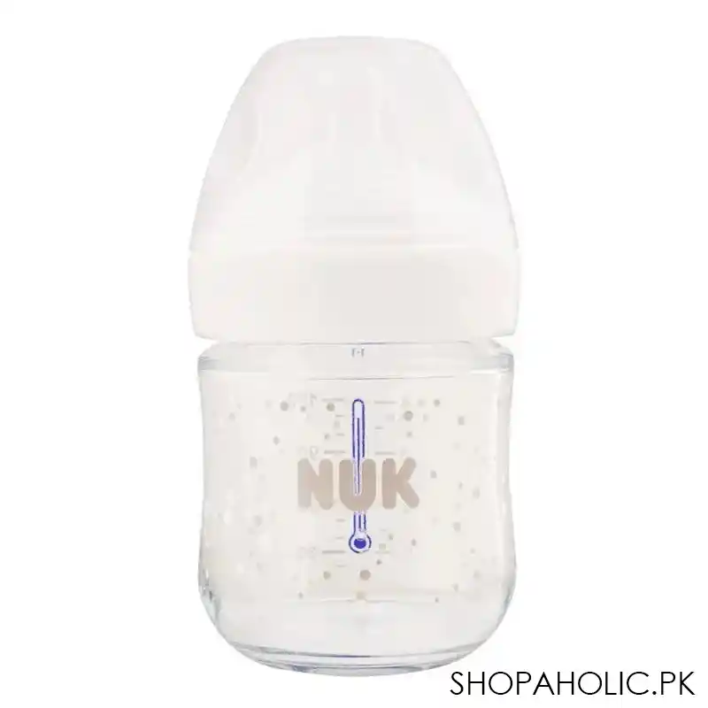 nuk nature sense glass feeding bottle, 120ml, 10747110 main image