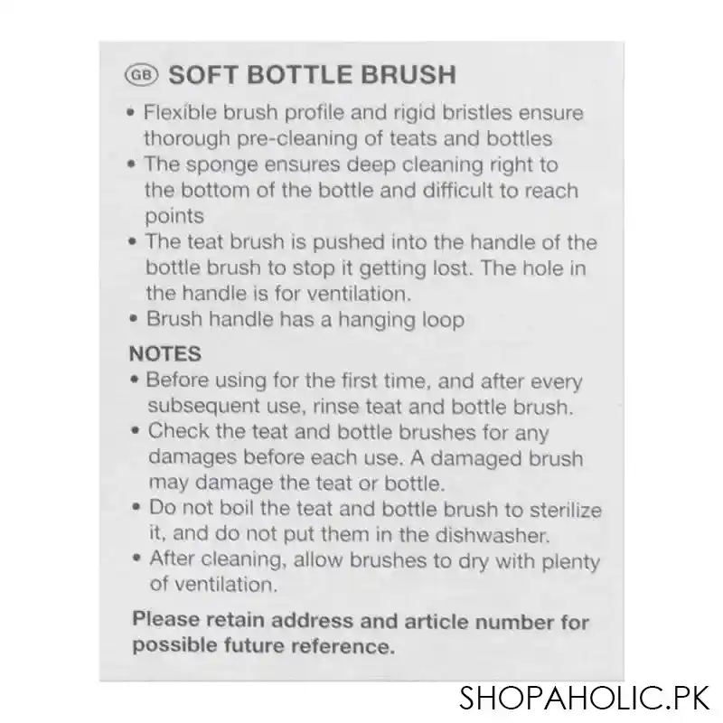 nuk soft feeding bottle brush, 10256278 image4