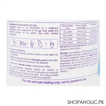Nutricia Neocate Junior Powder, 1+ Year, 400g - Image 2