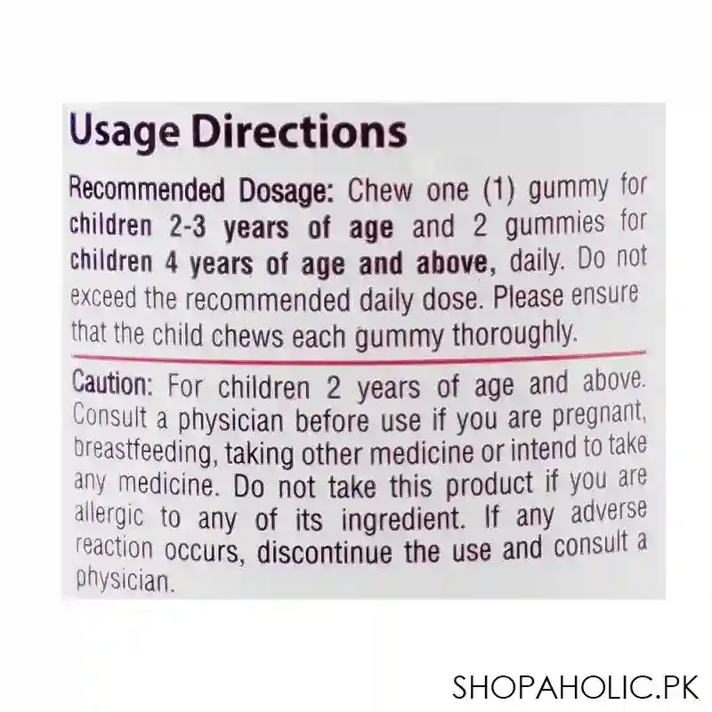 nutrifactor bio grow multivitamin food supplement gummies, 30 pack image4