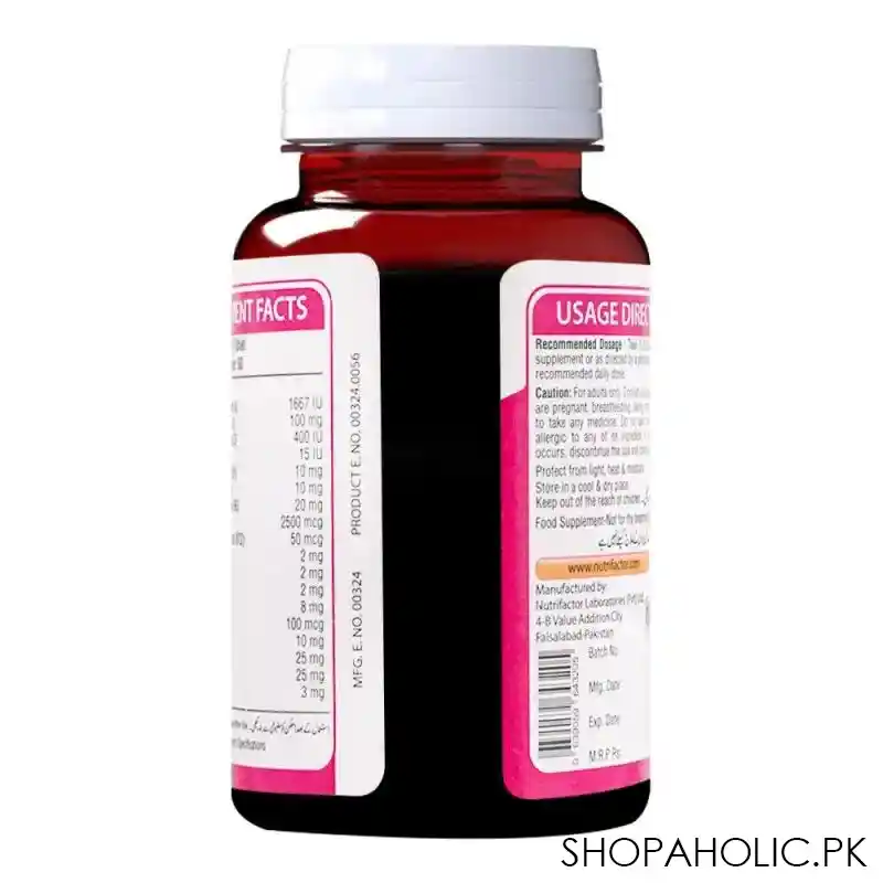 nutrifactor butex skin, hair & nails food supplement, 60 tablets image2