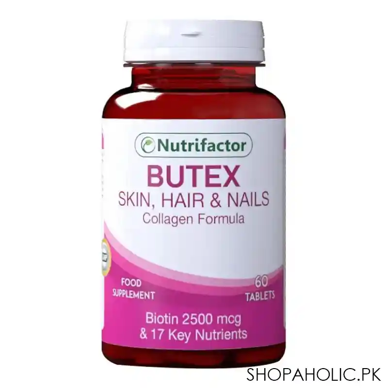 nutrifactor butex skin, hair & nails food supplement, 60 tablets main image