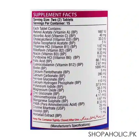 nutrifactor dermazon skin, hair & nails food supplement, 30 tablets image4