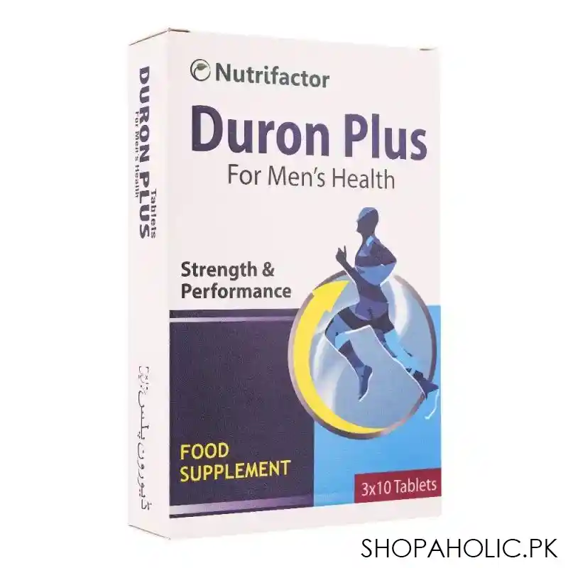 nutrifactor duron plus men's health food supplement, 30 tablets main image