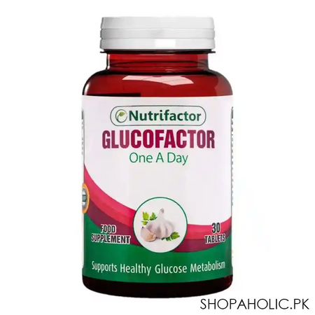 nutrifactor glucofactor one a day food supplement, 30 tablets main image