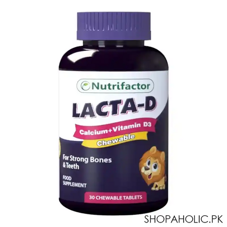 nutrifactor lacta d chewable food supplement, 30 tablets main image
