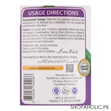 nutrifactor lipozin weight loss food supplement, 60 capsules image4