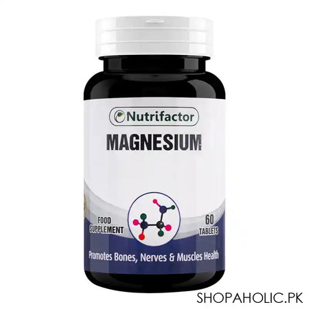 Nutrifactor Magnesium Nerves & Muscles Health Food Supplement, 60 Tablets - Main Image