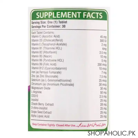 nutrifactor nuception women's fertility food supplement, 30 tablets image4