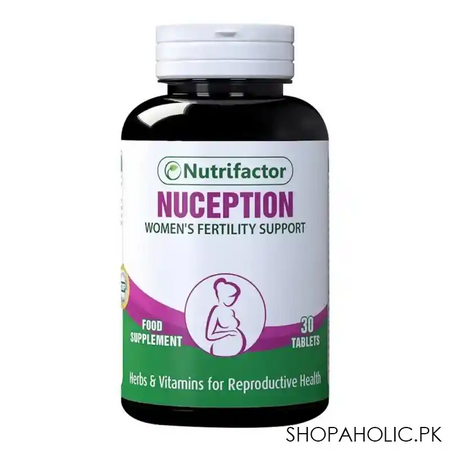 nutrifactor nuception women's fertility food supplement, 30 tablets main image