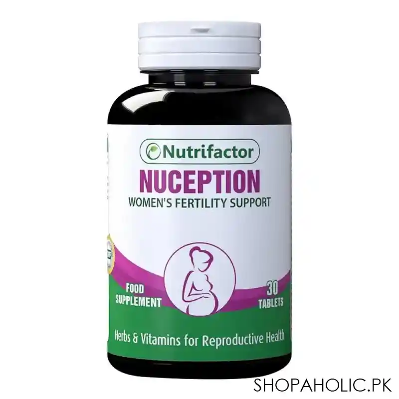 nutrifactor nuception women's fertility food supplement, 30 tablets main image