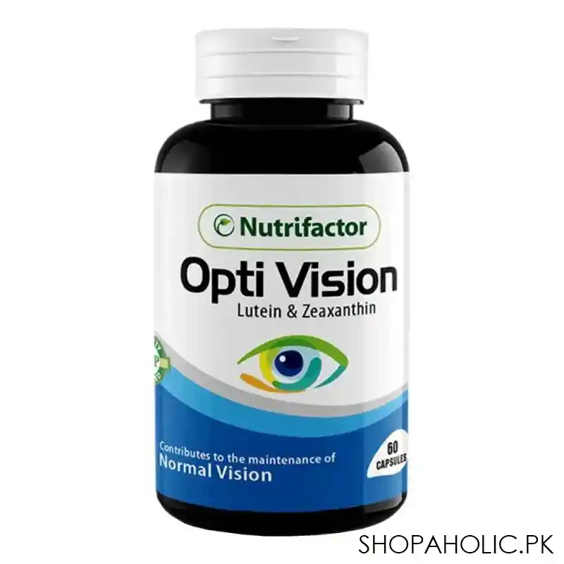 nutrifactor opti vision lutein & zeaxanthin food supplement, 60 capsules main image