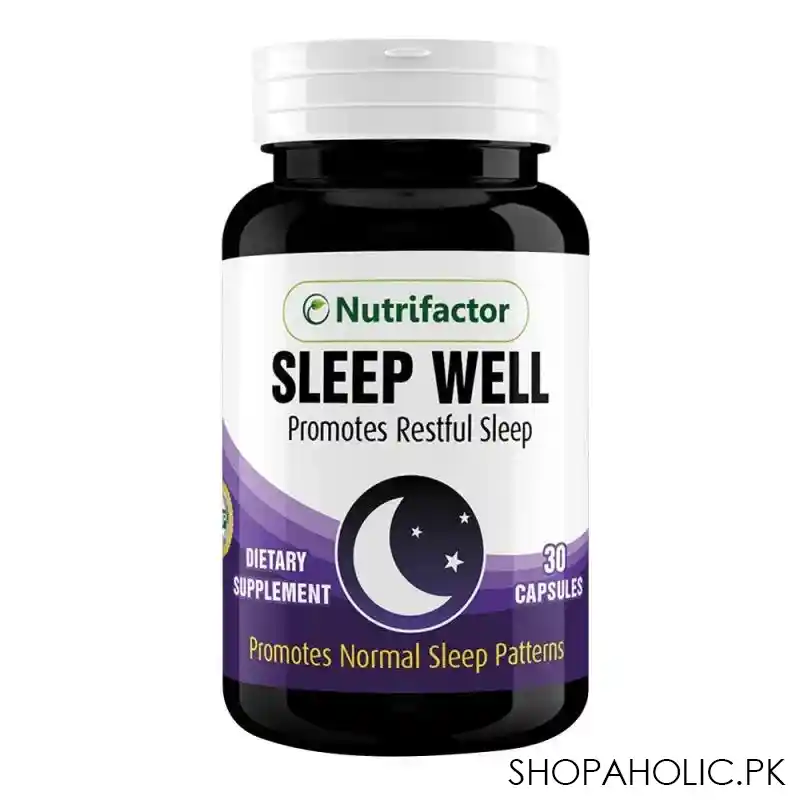 nutrifactor sleep well food supplement, 30 capsules main image