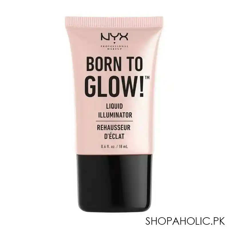 nyx born to glow liquid illuminator, 01 sunbeam image2