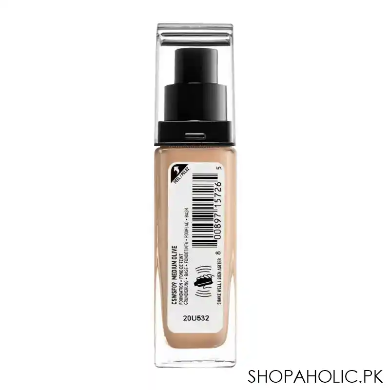 nyx can't stop won't stop 24hr full coverage foundation, medium olive image3
