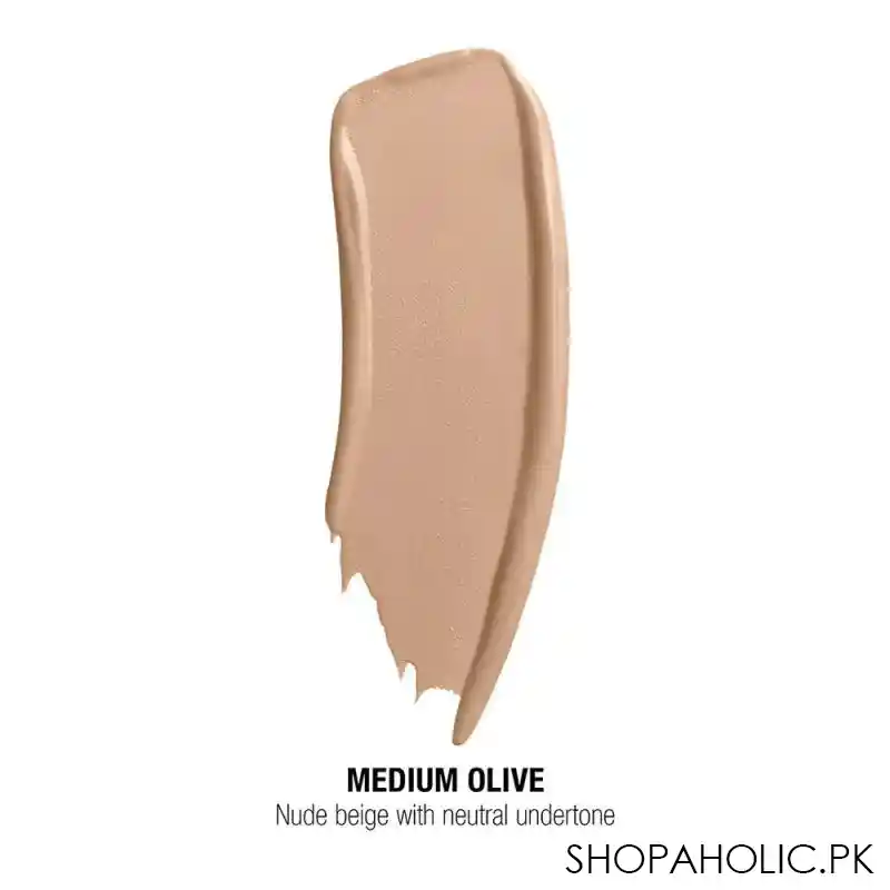 nyx can't stop won't stop 24hr full coverage foundation, medium olive image4