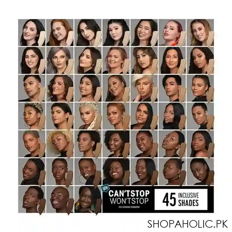 nyx can't stop won't stop 24hr full coverage foundation, medium olive image6