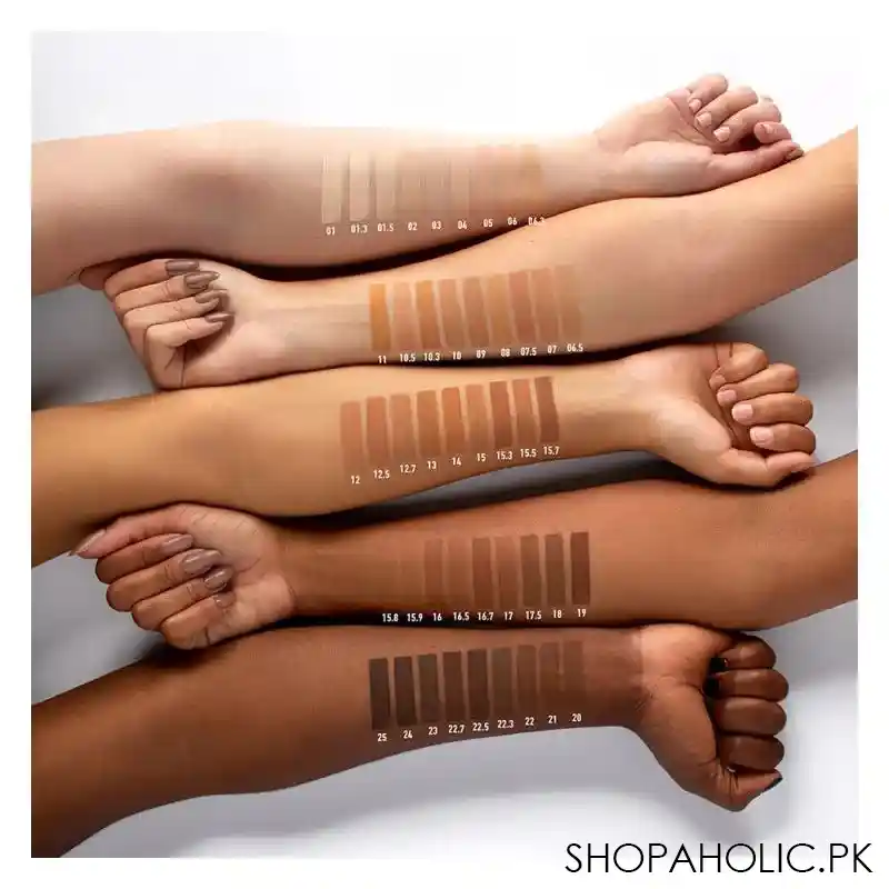 nyx can't stop won't stop 24hr full coverage foundation, medium olive image8