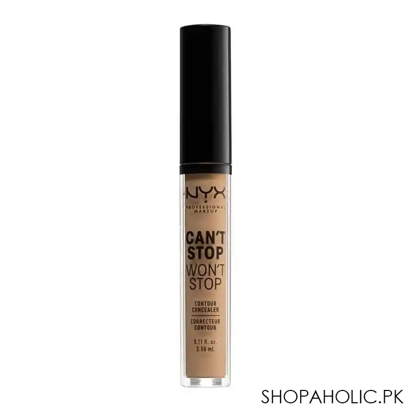 nyx can't stop won't stop contour concealer, caramel image2