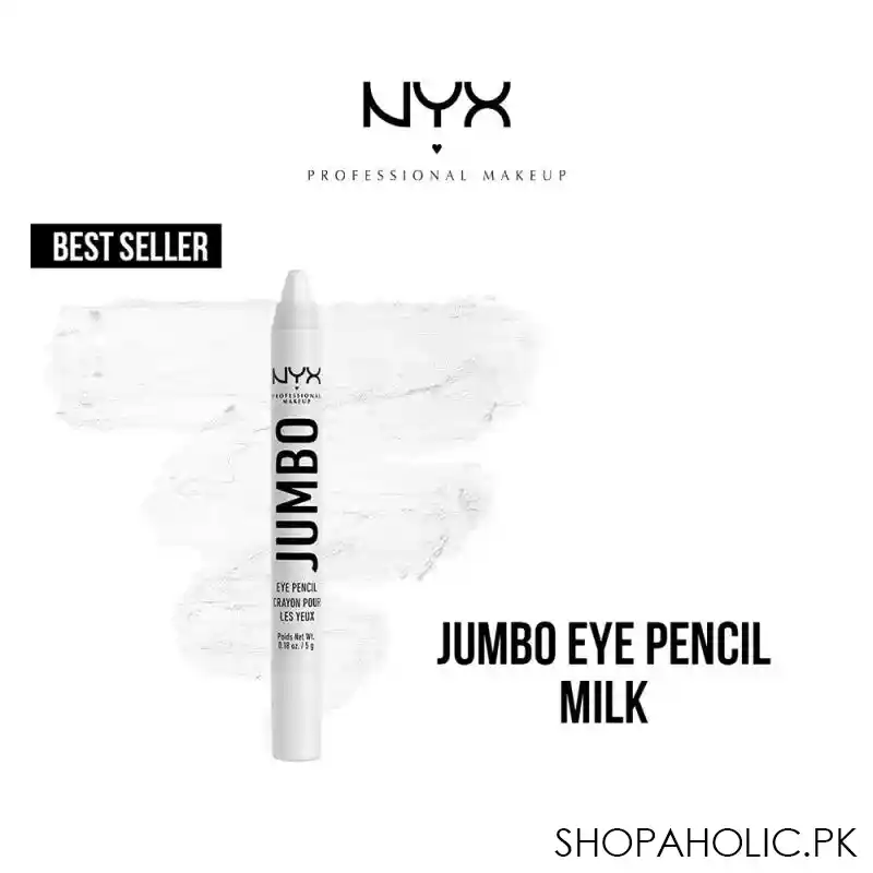 nyx jumbo eye pencil, 604 milk main image