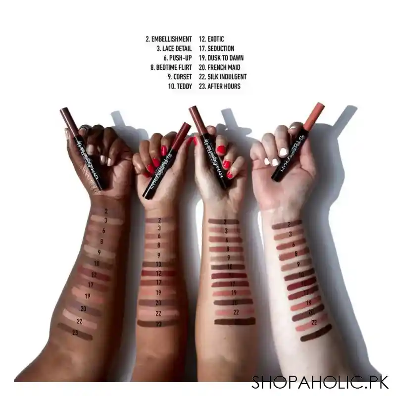 nyx lip lingerie push up long lasting lipstick, exotic image2