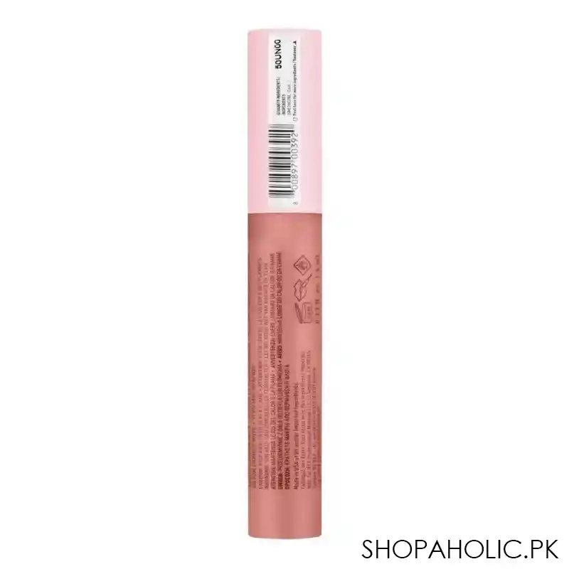 nyx lip lingerie xxl matte liquid lipstick, undress'd, lxxl01 image3