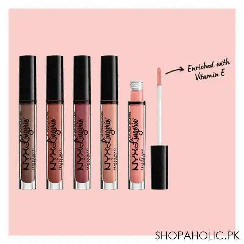 nyx liquid lipstick lip lingerie, 04 ruffle trim image7