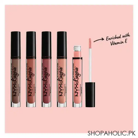 nyx liquid lipstick lip lingerie, 06 push up image5