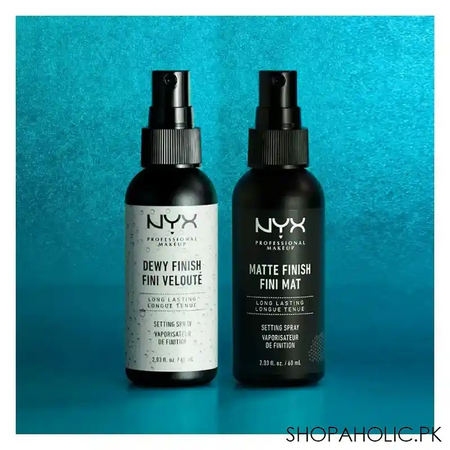nyx makeup setting spray 02, dewy finish long lasting image3