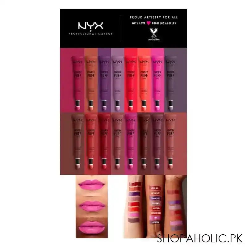 nyx powder puff lippie lip cream, teenage dreams image4