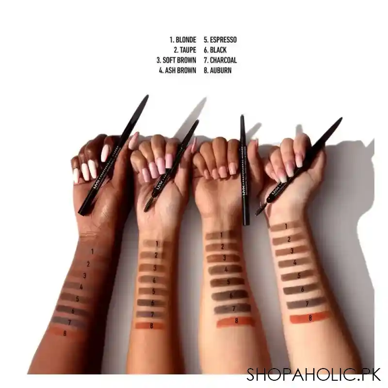 nyx precision brow pencil, espresso image4