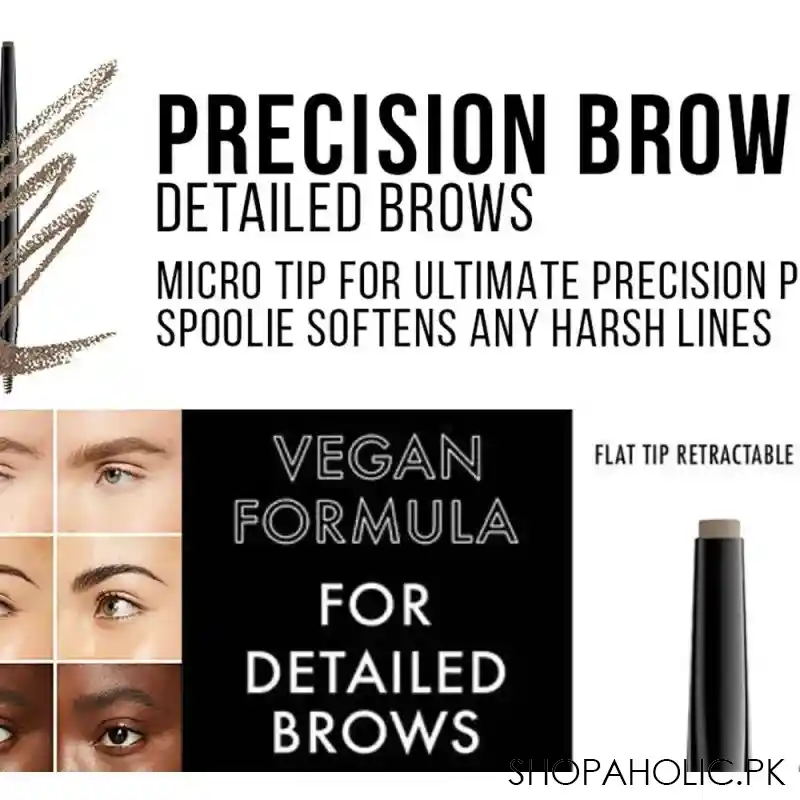 nyx precision brow pencil, espresso image5