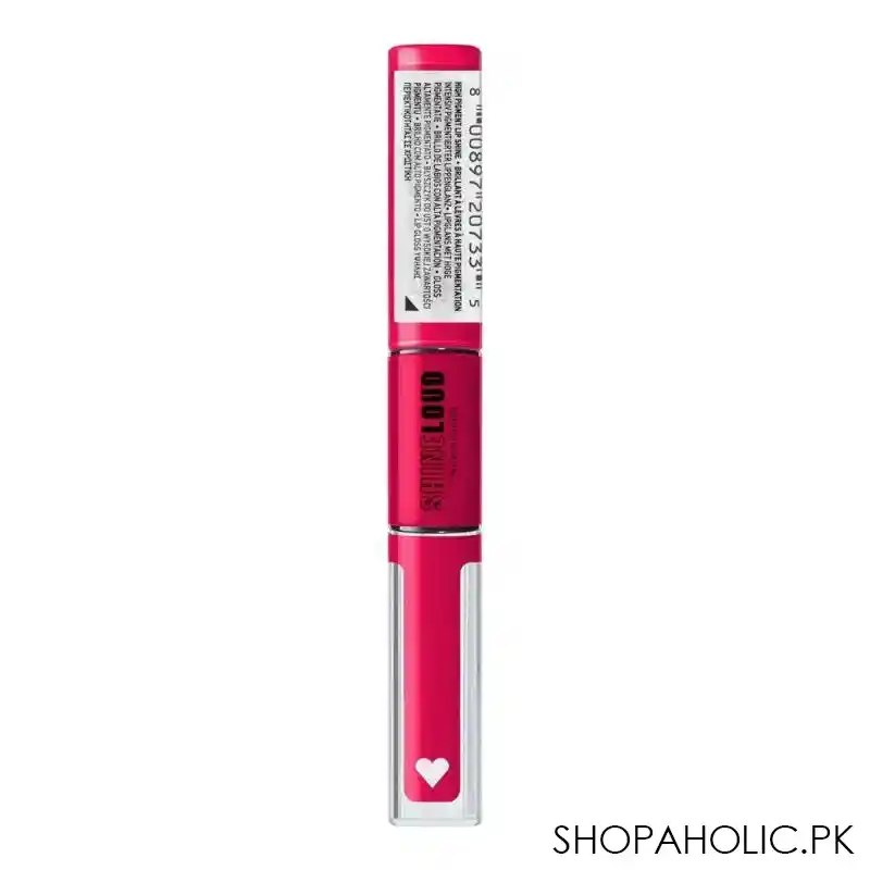 nyx shine loud liquid lipstick, world shaper, slhp15 image3