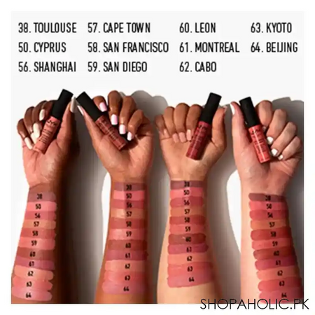 nyx soft matte lip cream, 04 london image5