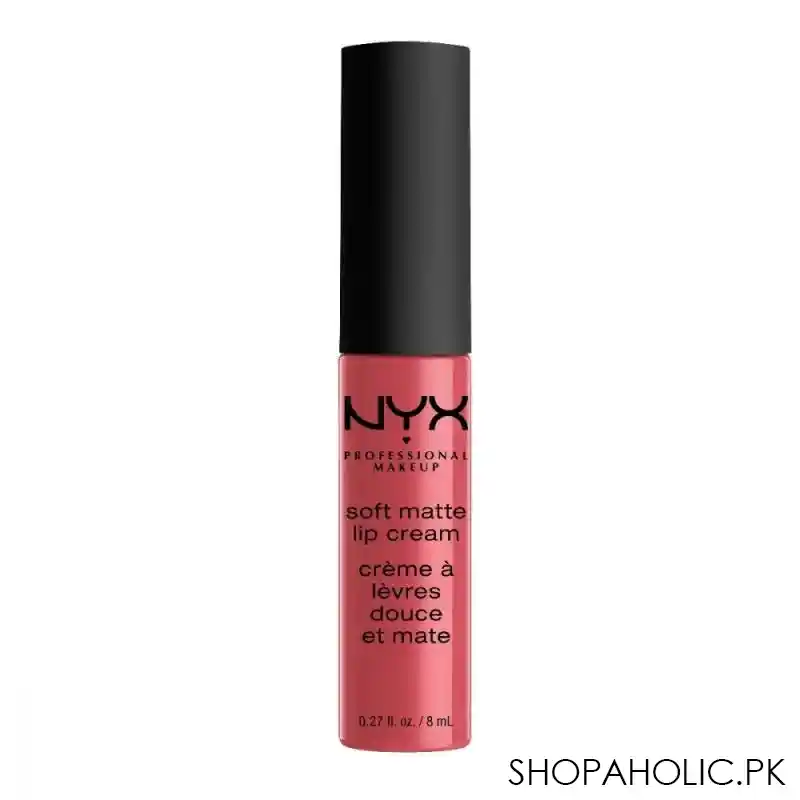 nyx soft matte lip cream, 08 san paulo image2