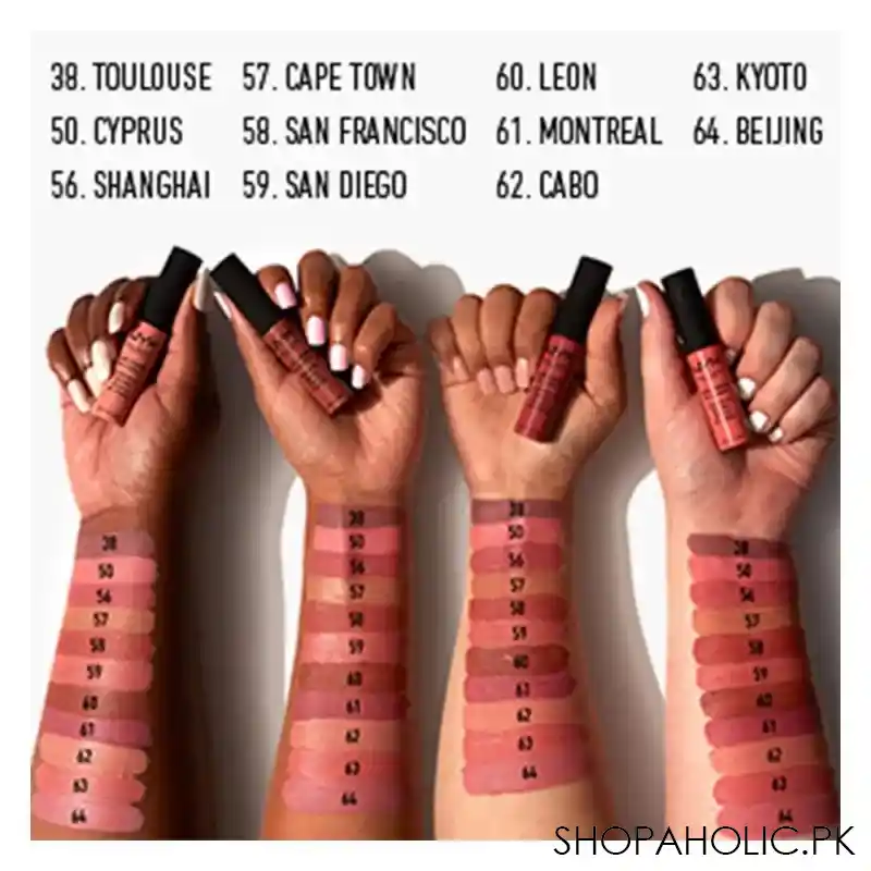 nyx soft matte lip cream, 09 abu dhabi image4